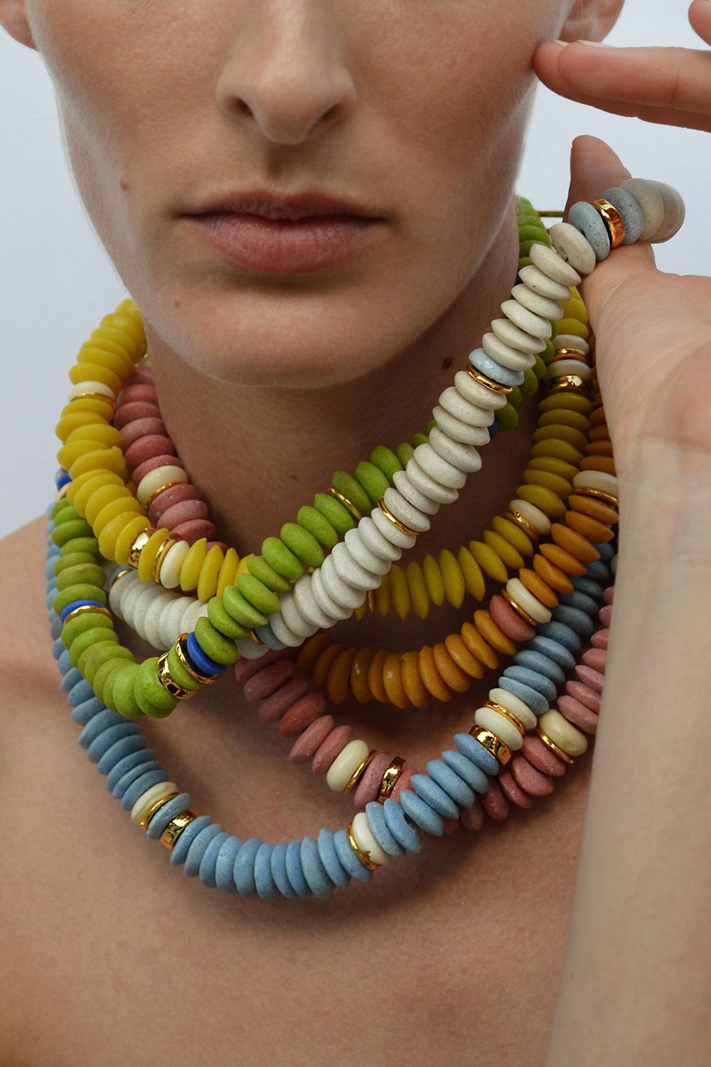 Pistachio Laguna Necklace-PISTACHIO-JEWELRYBOUTIQUENECKLACE O-LIZZIE FORTUNATO