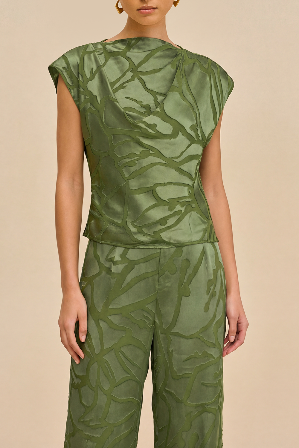 Sara Pant - Deep Pasture-GREEN-XS-CLOTHINGPANTWIDE LEG-CULT GAIA