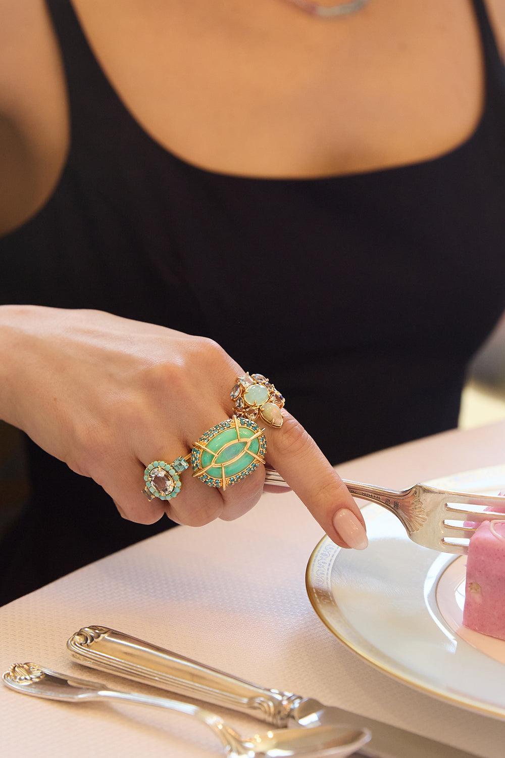 Australian Opal Ombre Evil Eye Ring-YELLOW GOLD-7-JEWELRYFINE JEWELRING-MEREDITH YOUNG