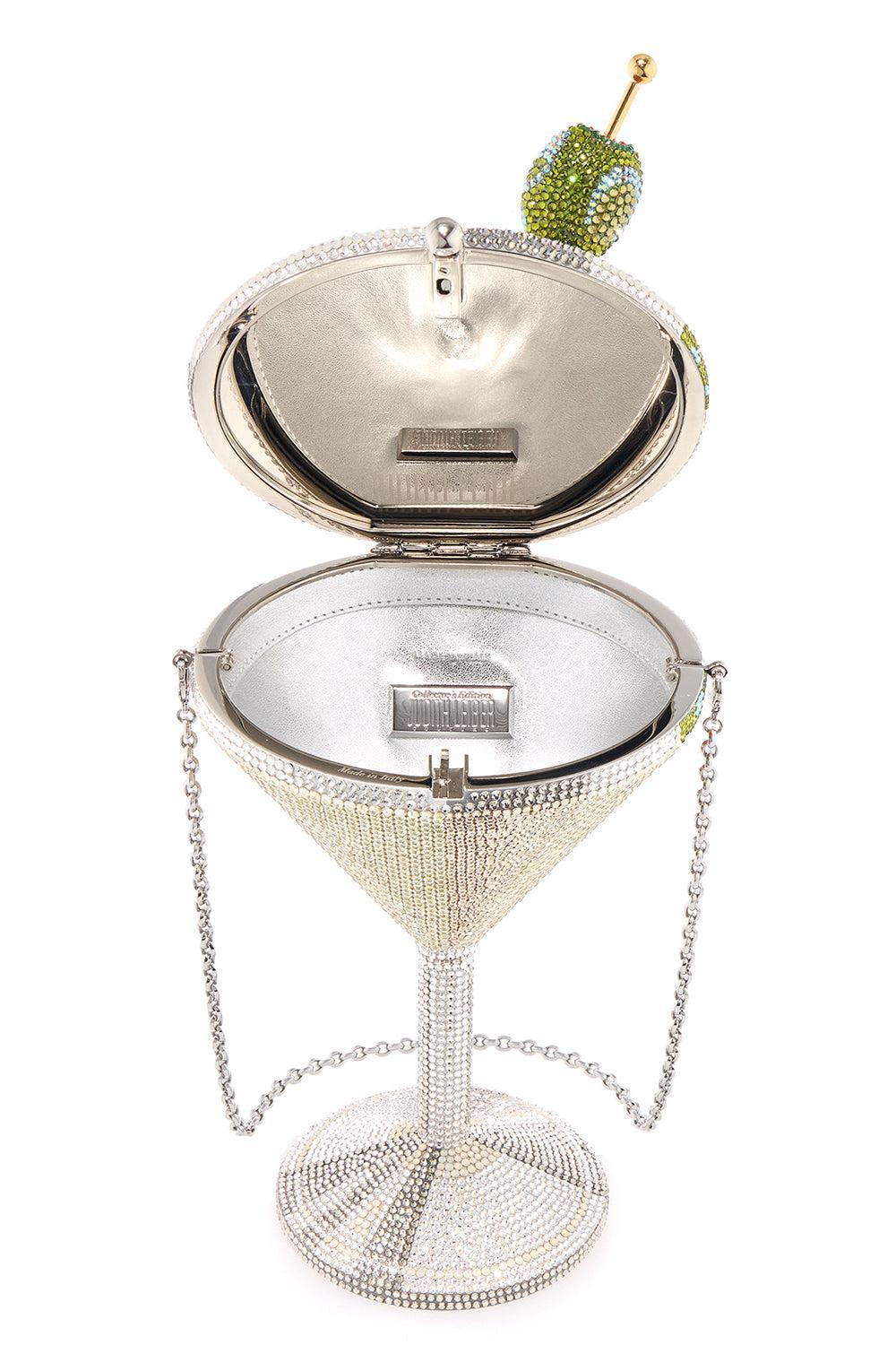 Martini Clutch-SILGREEN-HANDBAGEVENING-JUDITH LEIBER