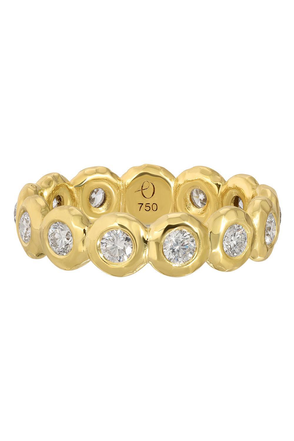 Diamond Medium Nesting Gem Eternity Ring-YELLOW GOLD-6-JEWELRYFINE JEWELRING-OCTAVIA ELIZABETH