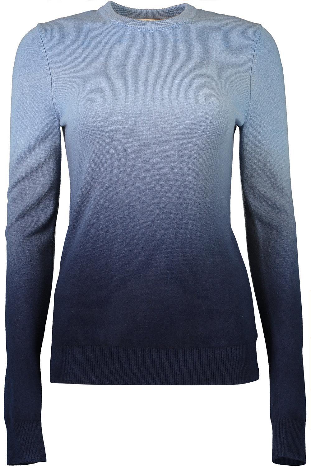Ombre Long Sleeve Crewneck-LAKEMULT-XS-CLOTHINGTOPKNITS-MICHAEL KORS COLLECTION