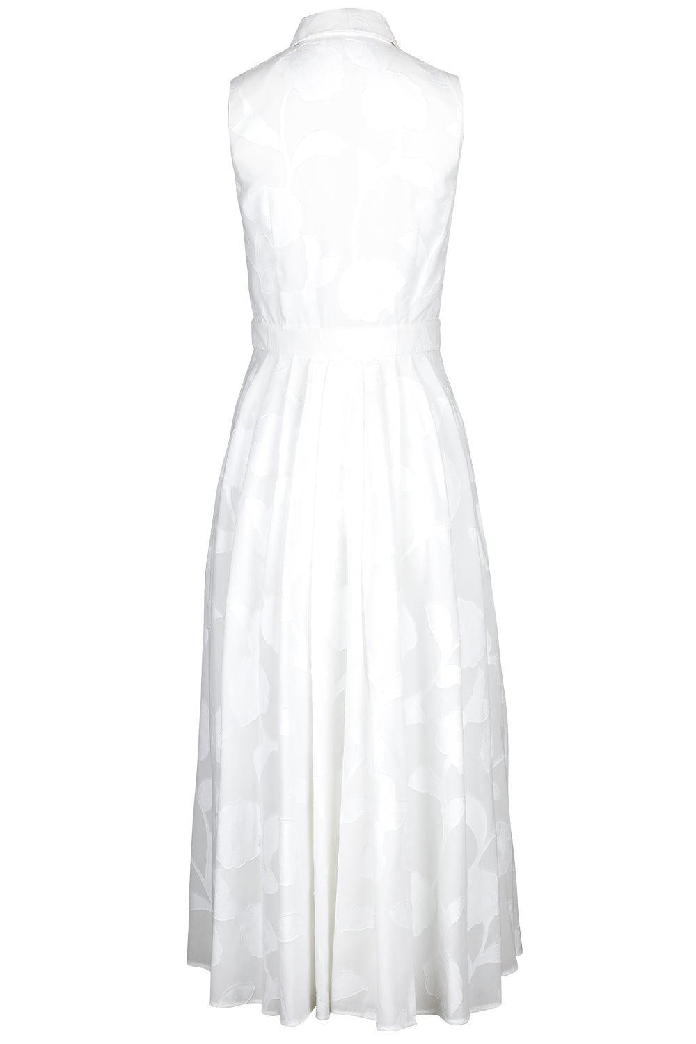 Sleeveless Shirt Dress-OPTIC WHITE-2-CLOTHINGDRESSCASUAL-MICHAEL KORS COLLECTION