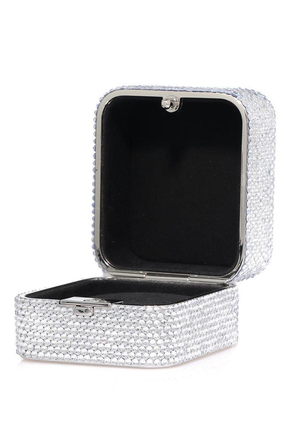  Miniature Say Yes Bag - Silver-SILVER-O/S-HANDBAGEVENING-JUDITH LEIBER 