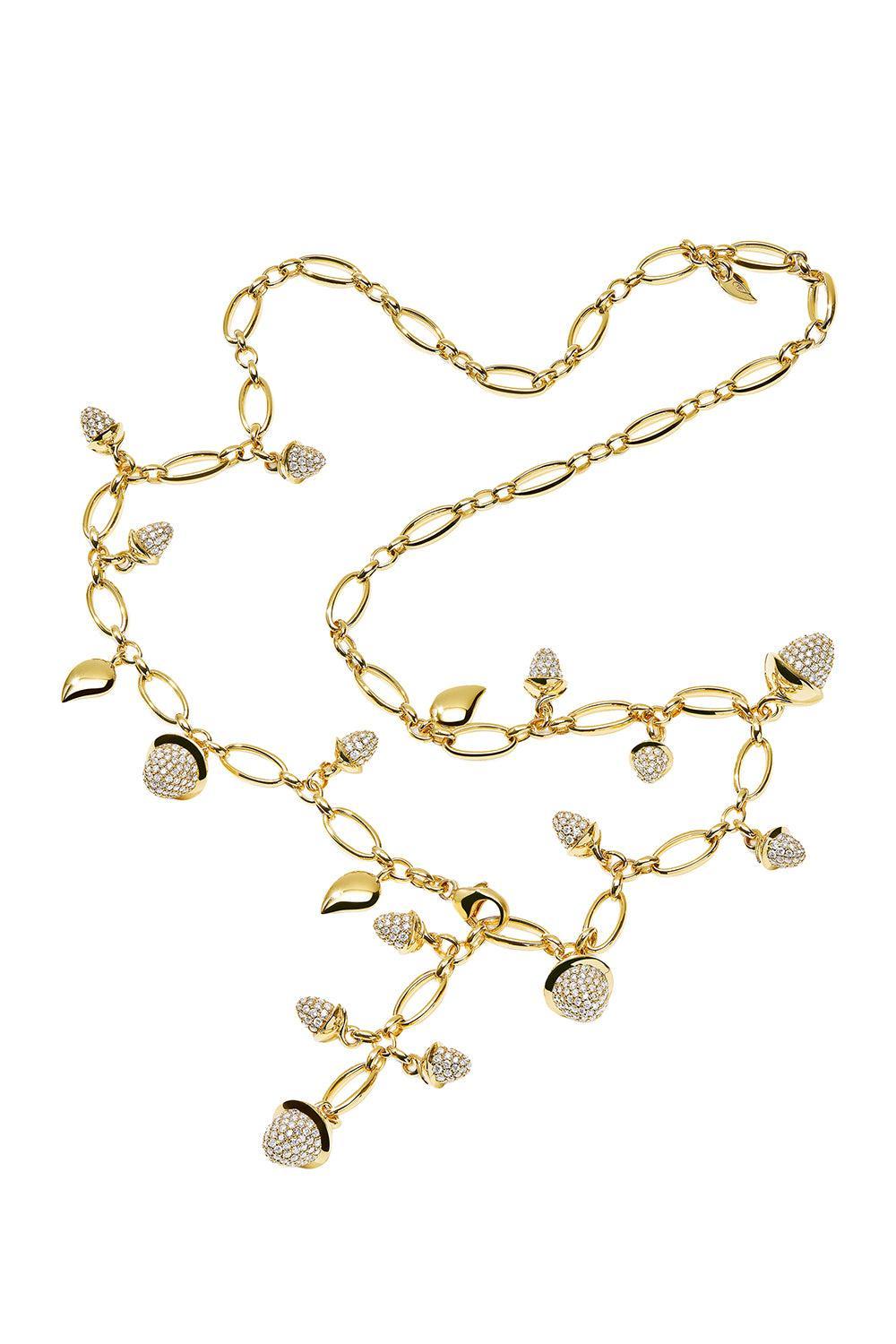Diamond Mikado Necklace-YELLOW GOLD-JEWELRYFINE JEWELNECKLACE O-TAMARA COMOLLI