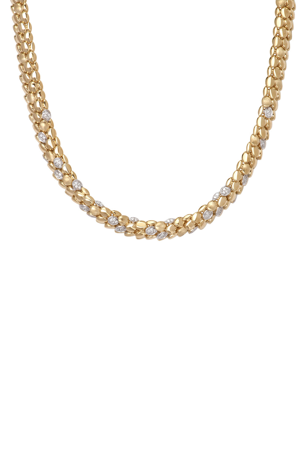 Diamond Small Blossom Necklace