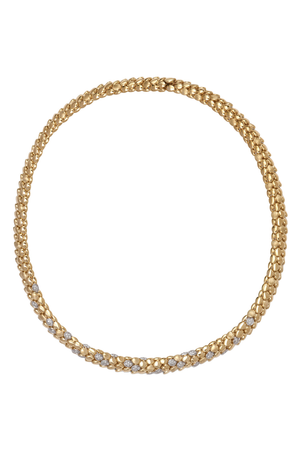 Diamond Small Blossom Necklace