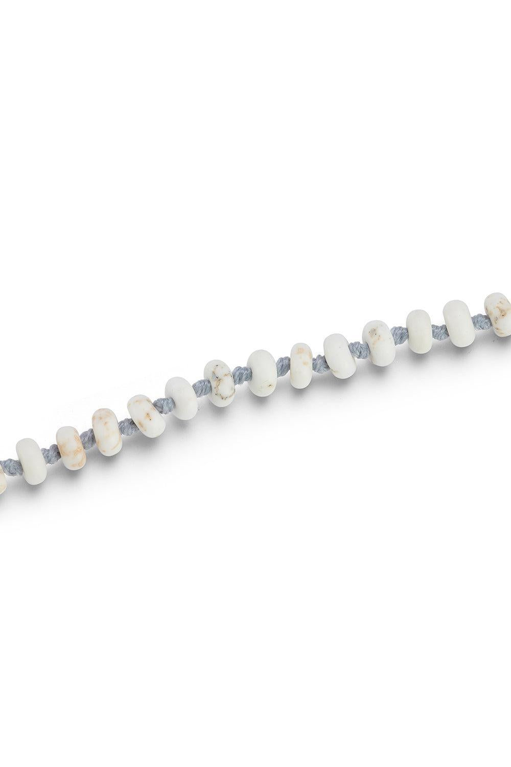 White Turquoise Beaded Necklace - Rose Gold-ROSE GOLD-22-JEWELRYFINE JEWELNECKLACE O-WALTERS FAITH