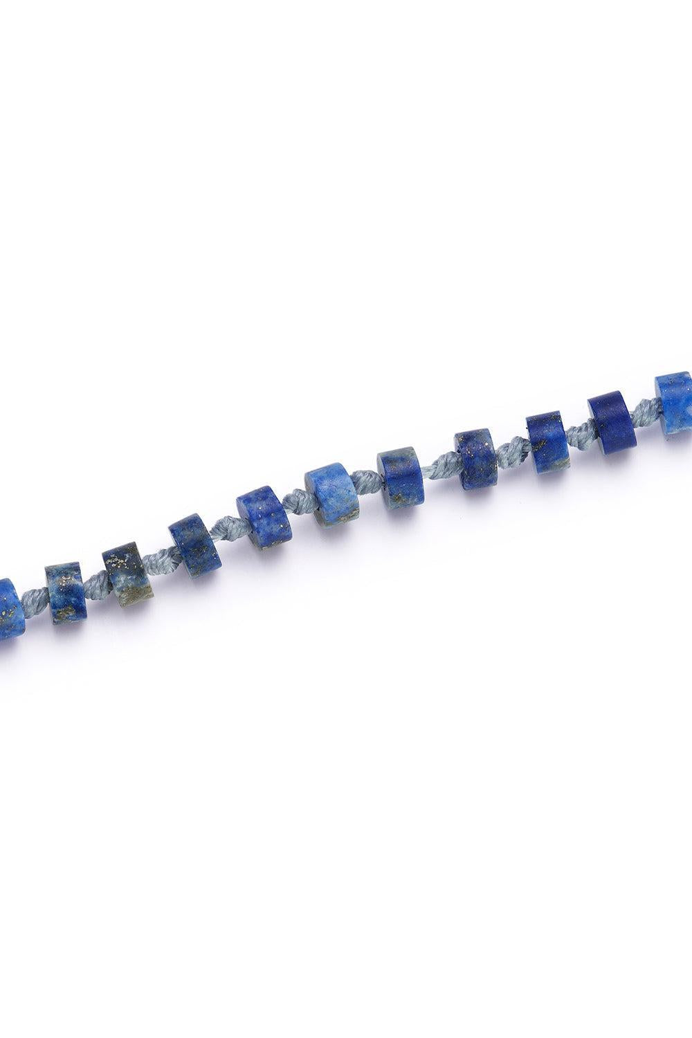 Lapis Beaded Necklace-RHODIUM-22-JEWELRYFINE JEWELNECKLACE O-WALTERS FAITH