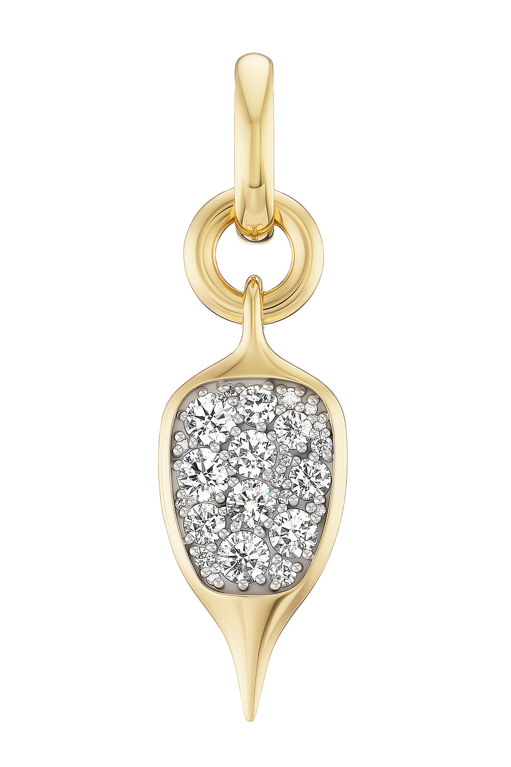 Diamond Thorn Carriage Charm Pendant