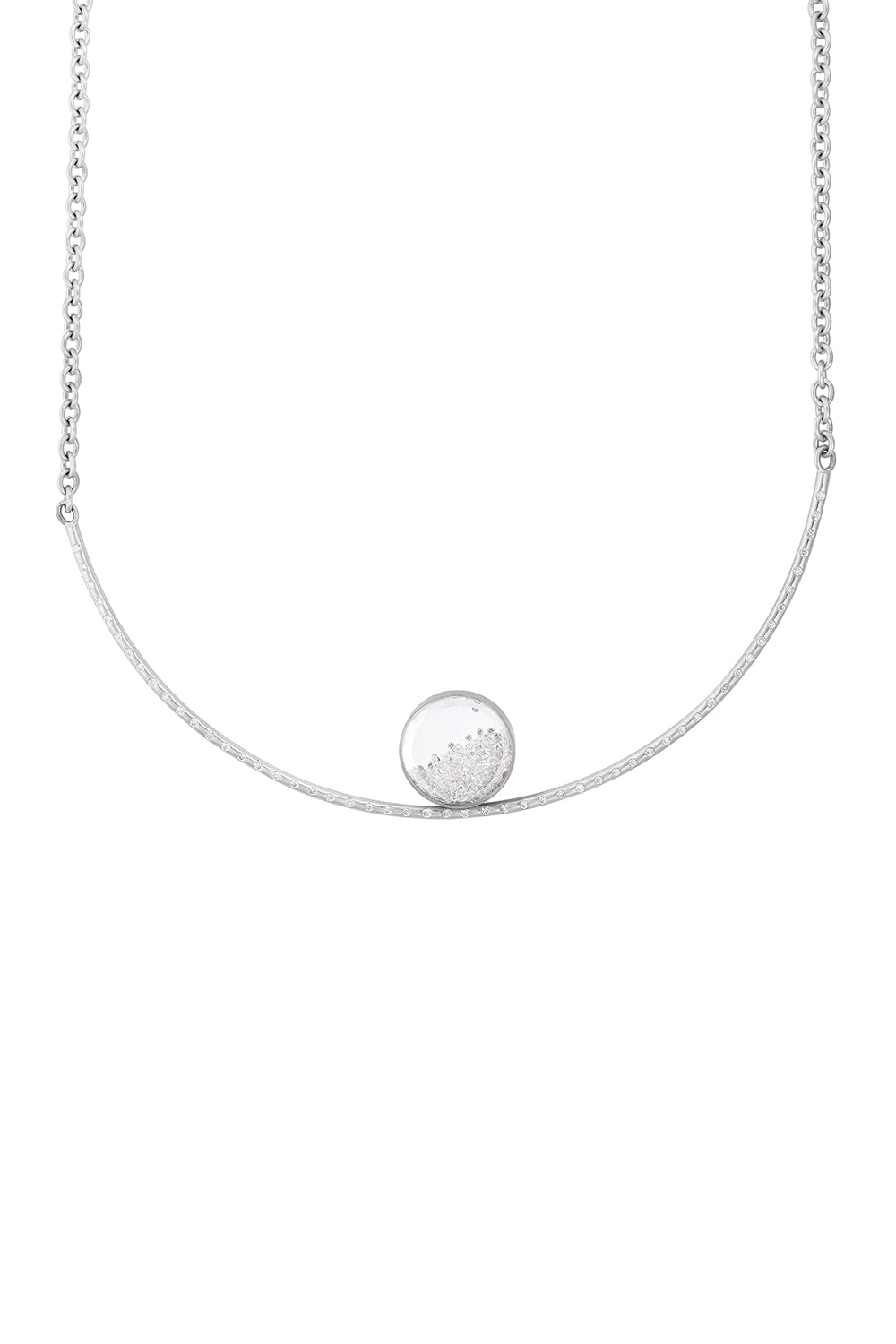 Diamond Shaker Pave Necklace