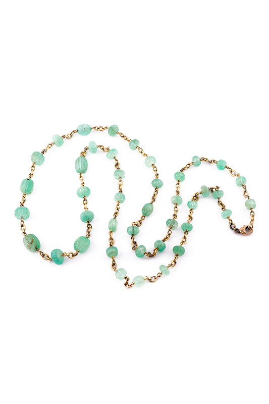 Emerald Beaded Necklace