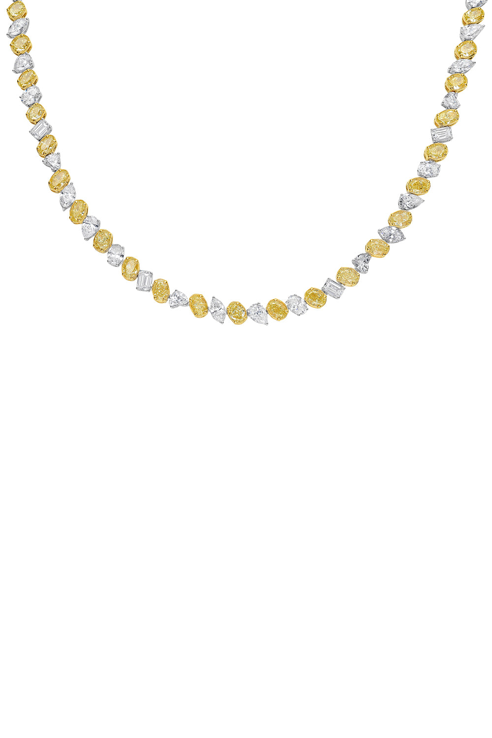 Yellow Diamond Soleil Necklace