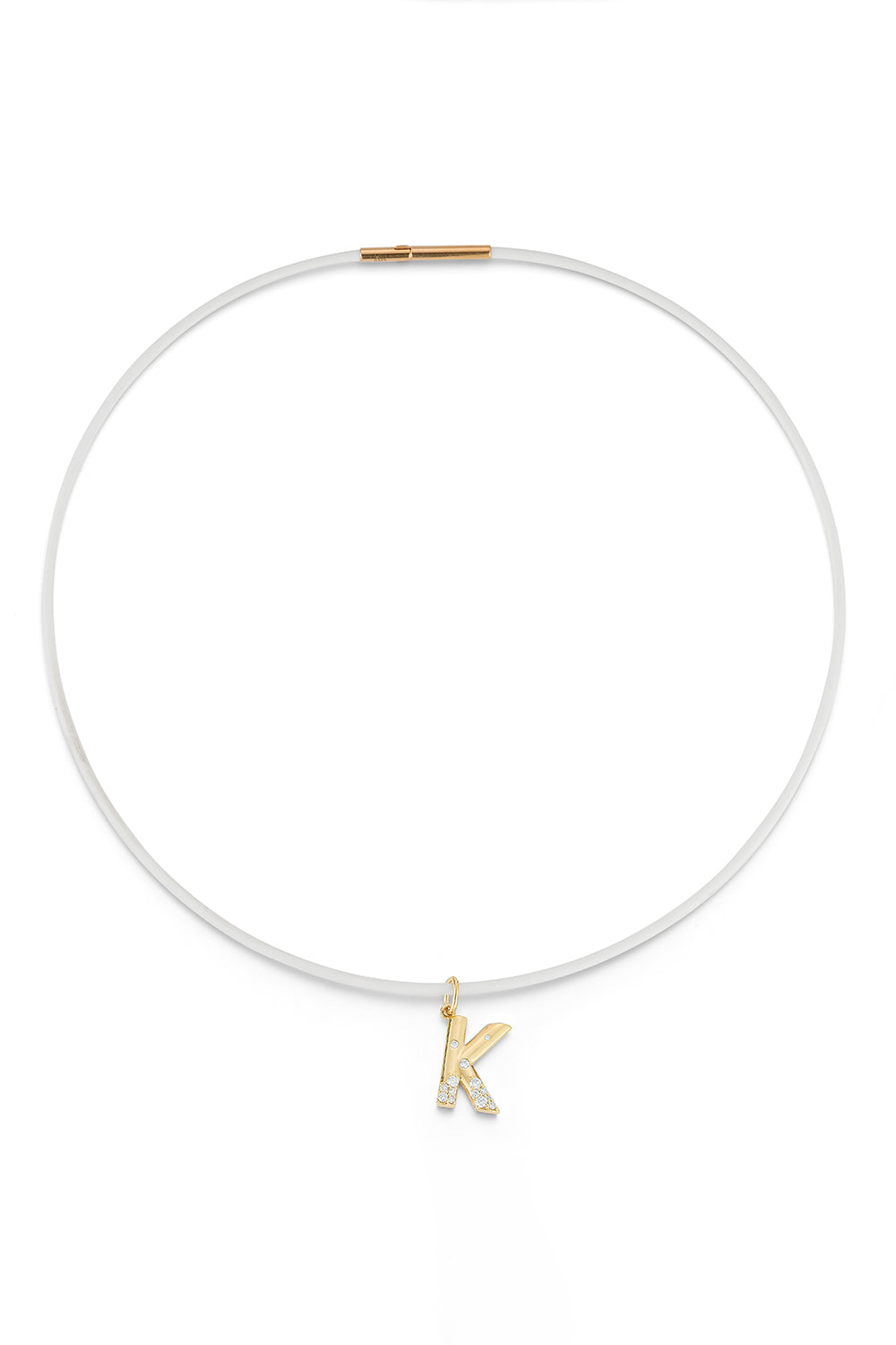 Diamond Cynthia Rose Initial Charm