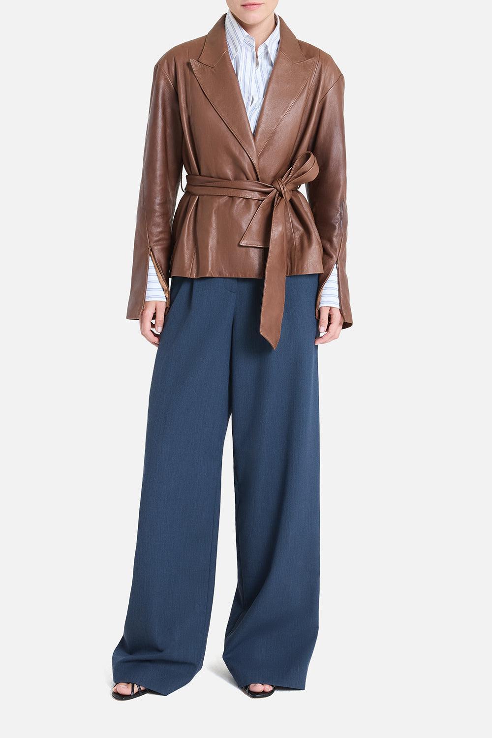Andie Jacket-BROWN-XS-CLOTHINGJACKETLEATHER-TWP