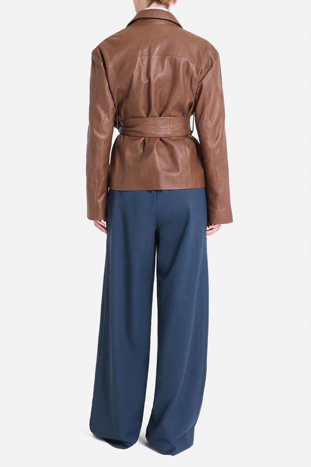 Andie Jacket-BROWN-XS-CLOTHINGJACKETLEATHER-TWP