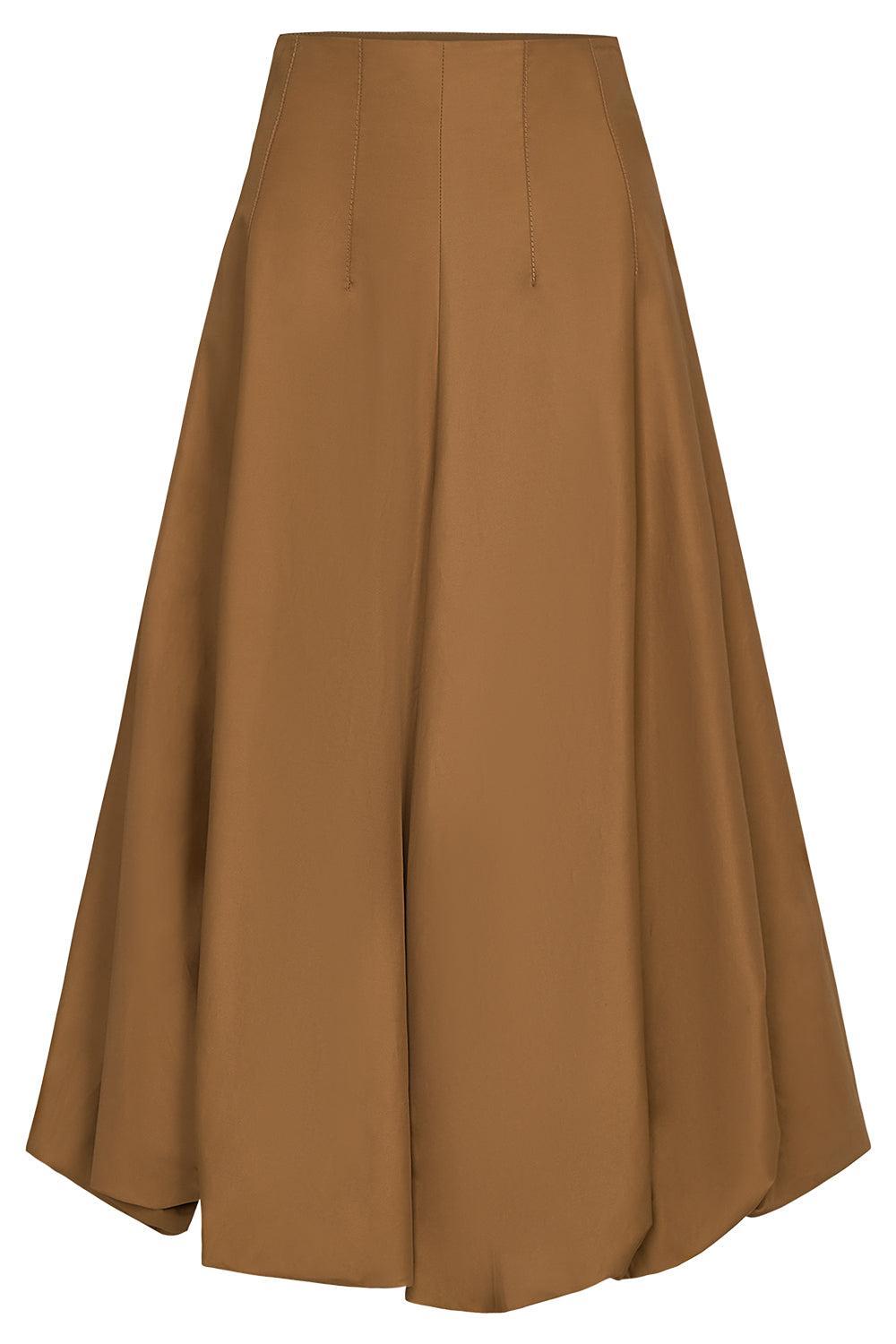 Full Intentions Skirt-BROWN-2-CLOTHINGSKIRTMIDI-TWP