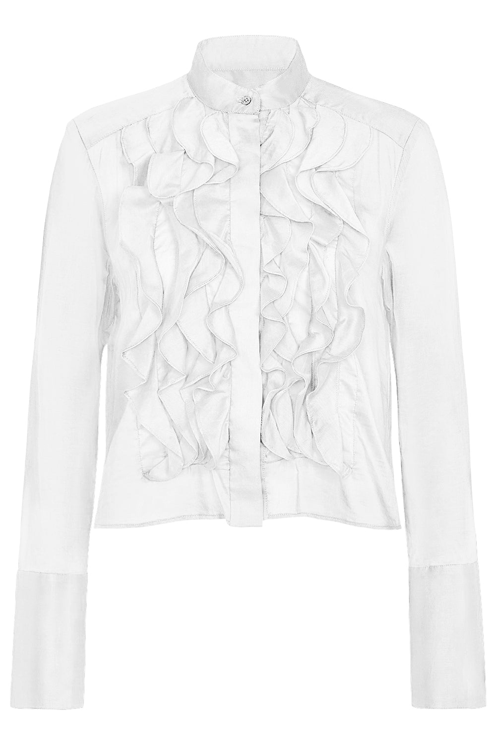 Patti Blouse - White-WHITE-XS-CLOTHINGTOPBLOUSE-TWP
