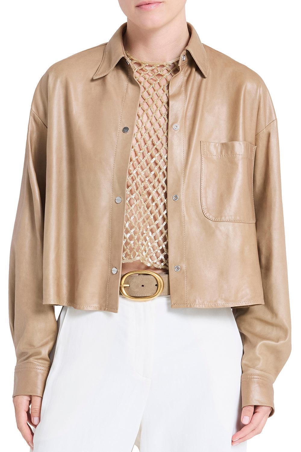 Little Big Joe Jacket - Olive Grey-GREY-XS-CLOTHINGJACKETLEATHER-TWP