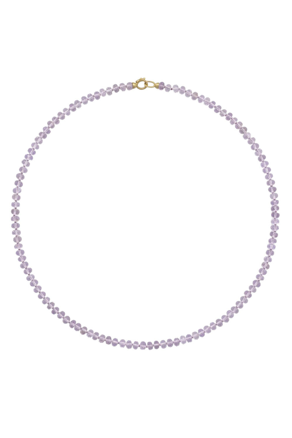  Amethyst Rose Of France Beaded Candy Necklace-YELLOW GOLD-16-JEWELRYFINE JEWELNECKLACE O-IRENE NEUWIRTH JEWELRY 