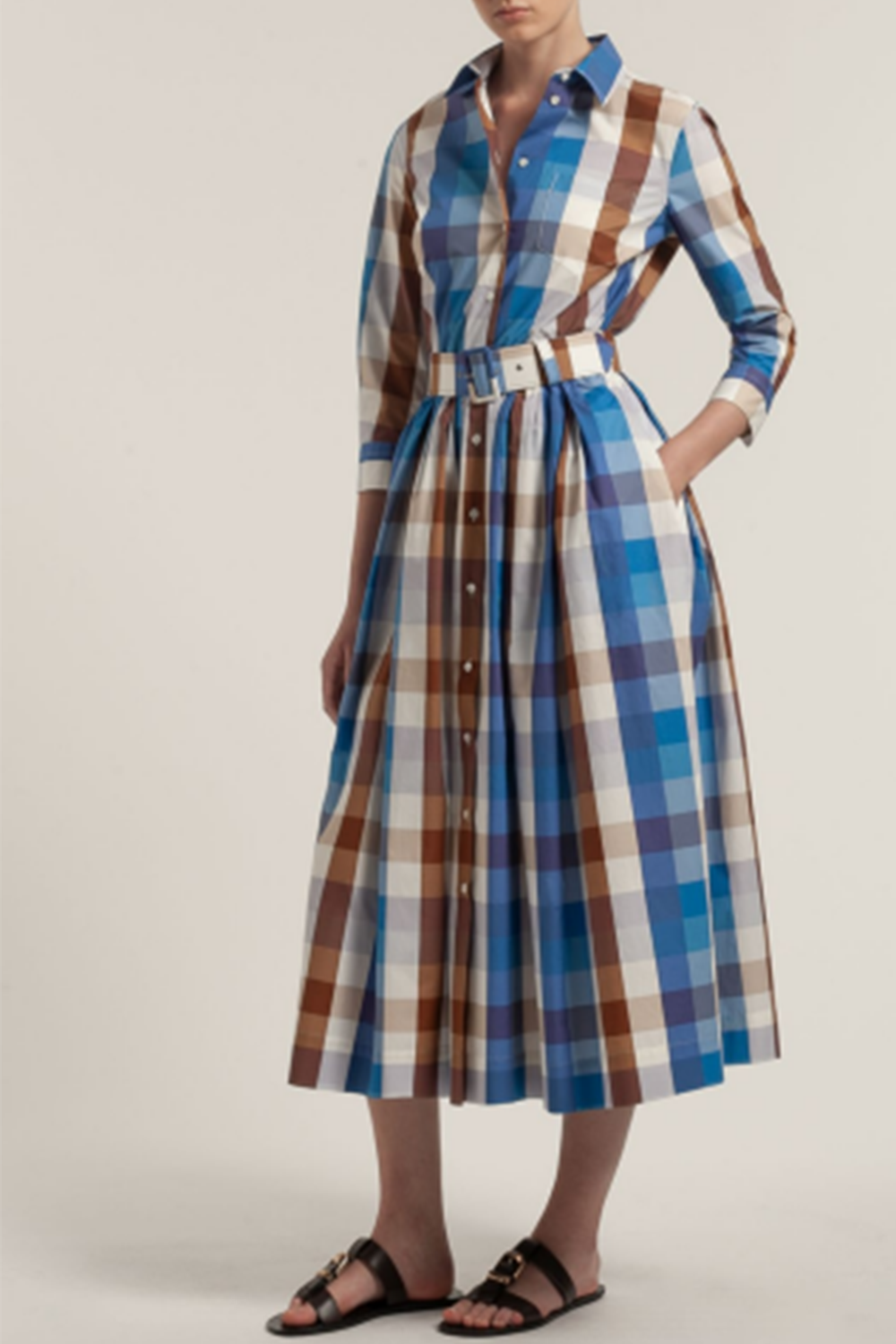 Nidina Dress-VBLUTOBC-38-CLOTHINGDRESSCASUAL-SARA ROKA