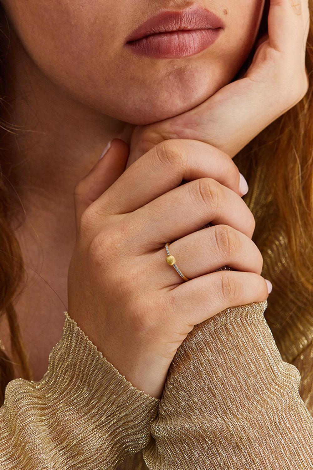 Diamond Elite Essential Ring-YELLOW GOLD-7-JEWELRYFINE JEWELRING-NANIS