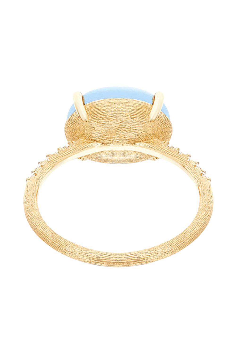 Aquamarine Diamond Azure Stackable Ring-YELLOW GOLD-6.5-JEWELRYFINE JEWELRING-NANIS
