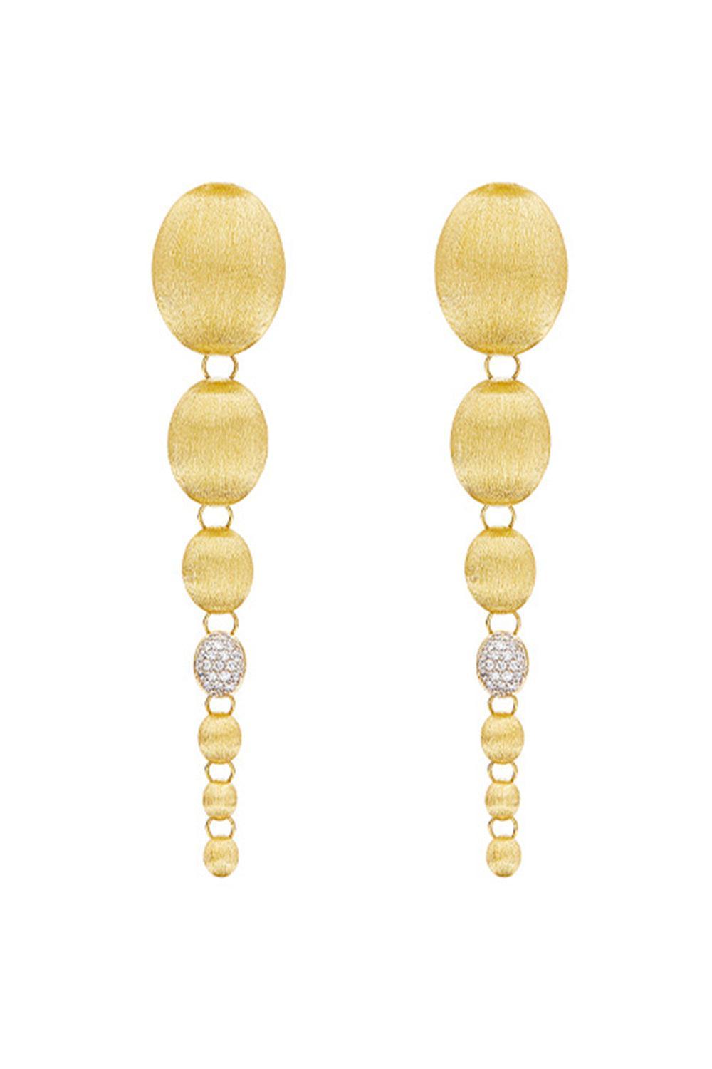 Diamond Ivy Nuvole Chunky Earrings-YELLOW GOLD-JEWELRYFINE JEWELEARRING-NANIS