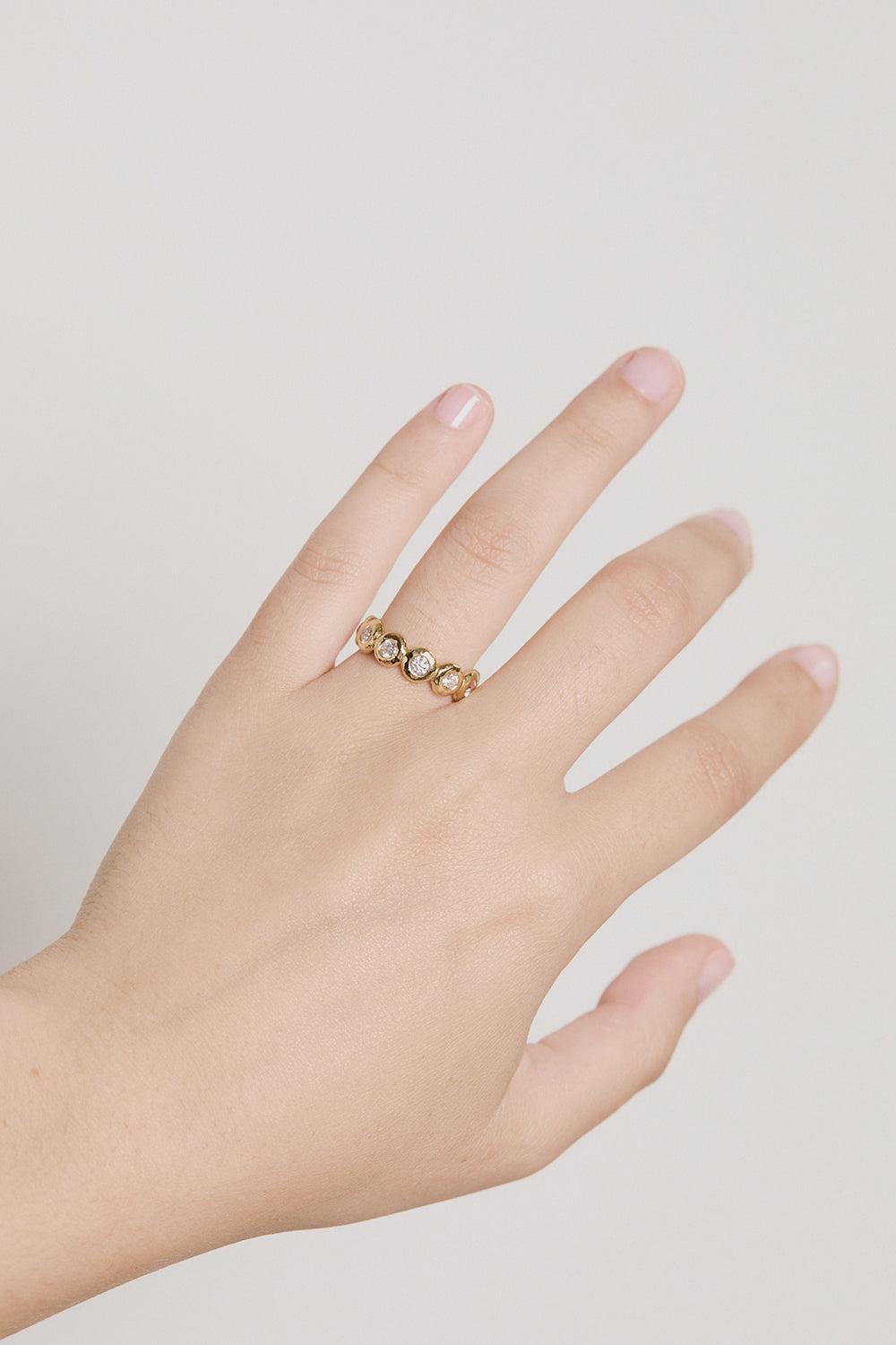 Diamond Medium Nesting Gem Eternity Ring | OCTAVIA ELIZABETH – Marissa ...