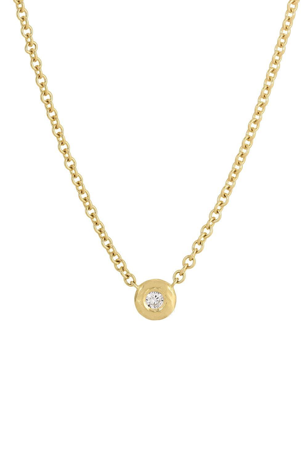Diamond Nesting Gem Necklace-YELLOW GOLD-16-JEWELRYFINE JEWELEARRING-OCTAVIA ELIZABETH