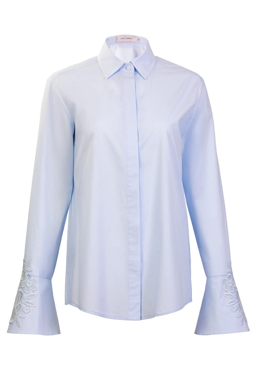 Neve Blouse-BABY BLUE-XS-CLOTHINGTOPBLOUSE-SILVIA TCHERASSI