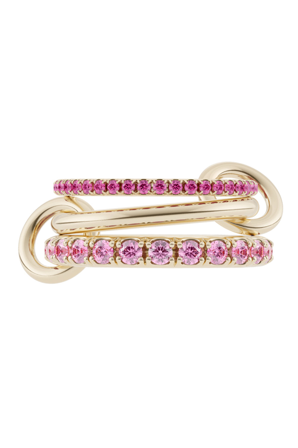 Ruby Norah Three Link Ring