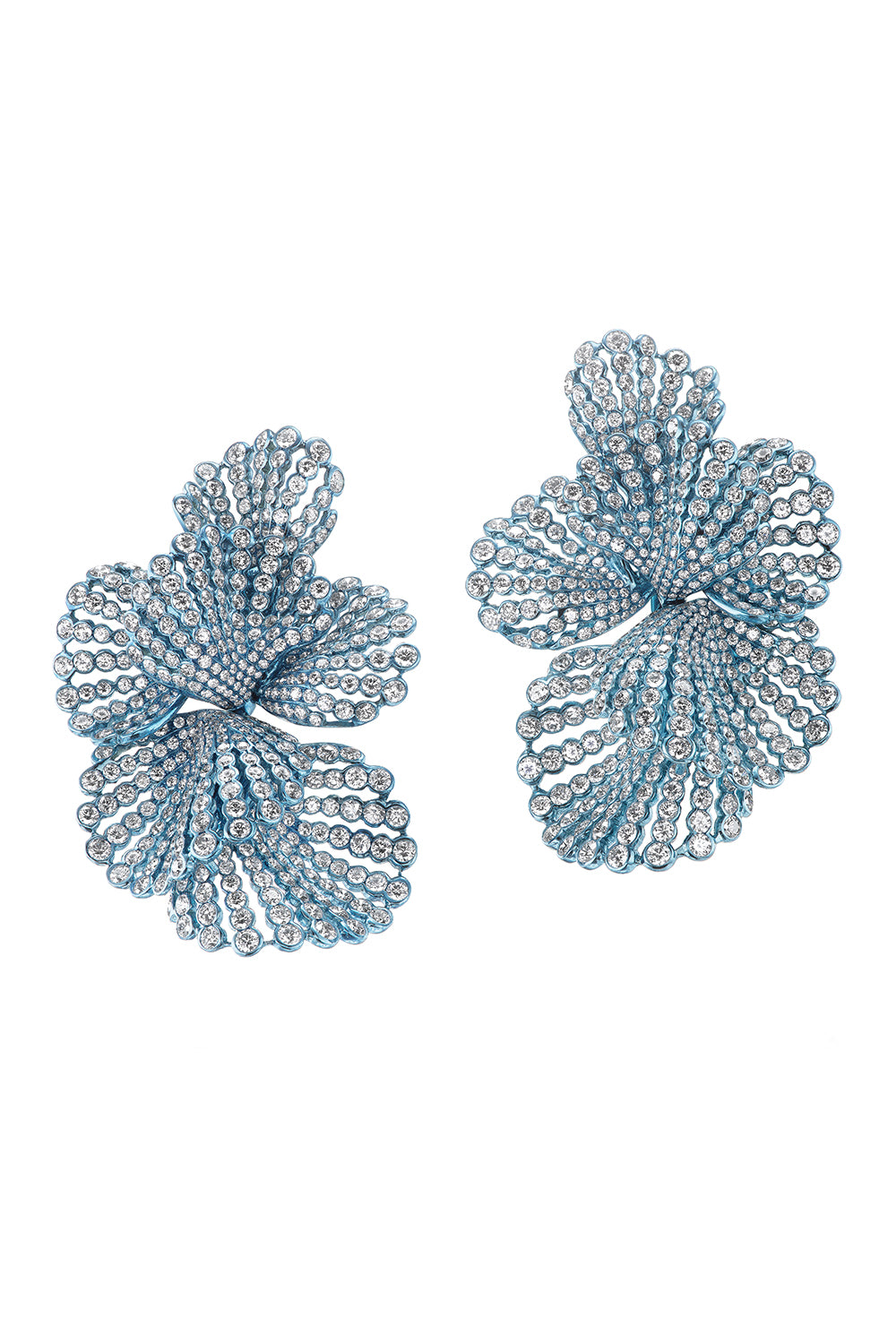 Diamond Blue Nuvoli Earrings