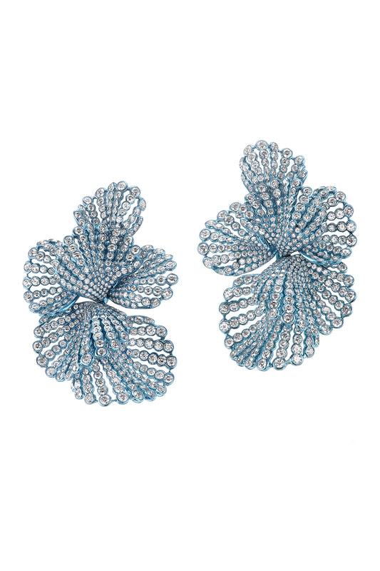 Diamond Blue Nuvoli Earrings