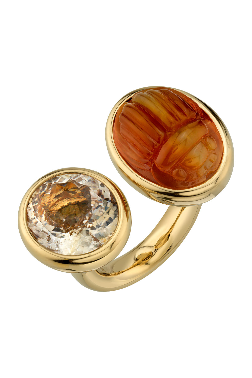 Opal Sapphire Garnet 2Tua Ring