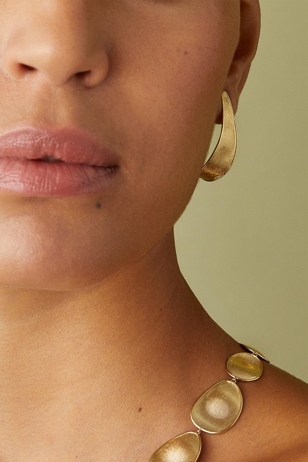 Lunaria Graduated Hoop Earrings