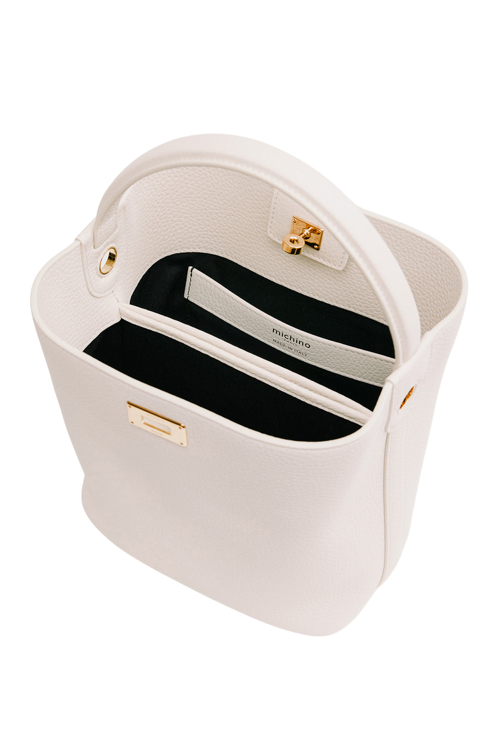 Odeon Mini Bag - Craie Gold-CREAM-HANDBAGTOP HANDLE-MICHINO