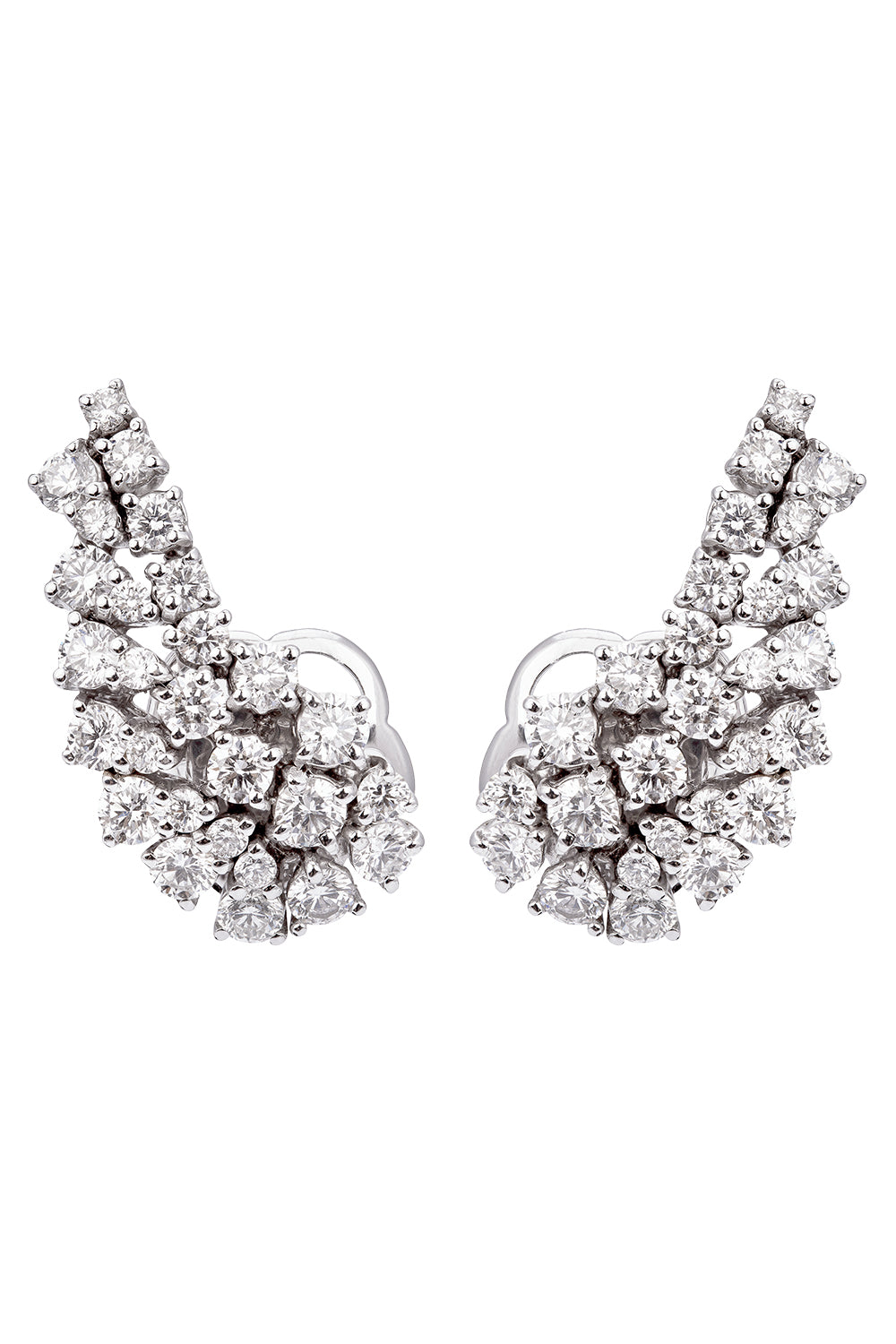Diamond Climber Earrings