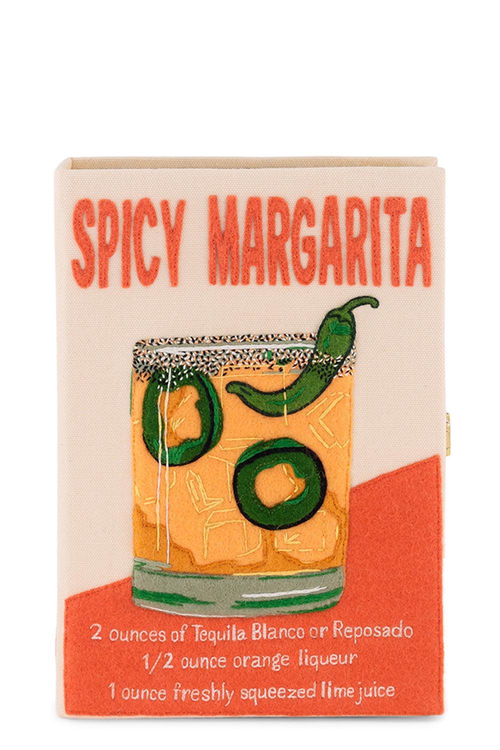 Spicy Margarita Book Clutch Bag-CREAM-HANDBAGCLUTCHES-OLYMPIA LE TAN