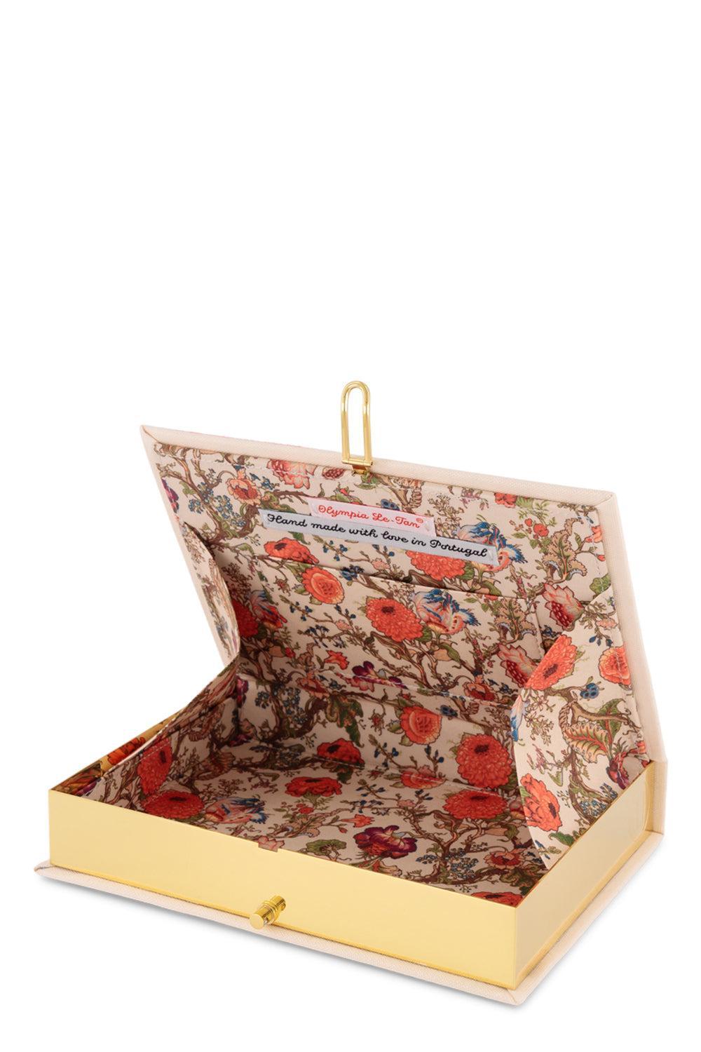 Spicy Margarita Book Clutch Bag-CREAM-HANDBAGCLUTCHES-OLYMPIA LE TAN