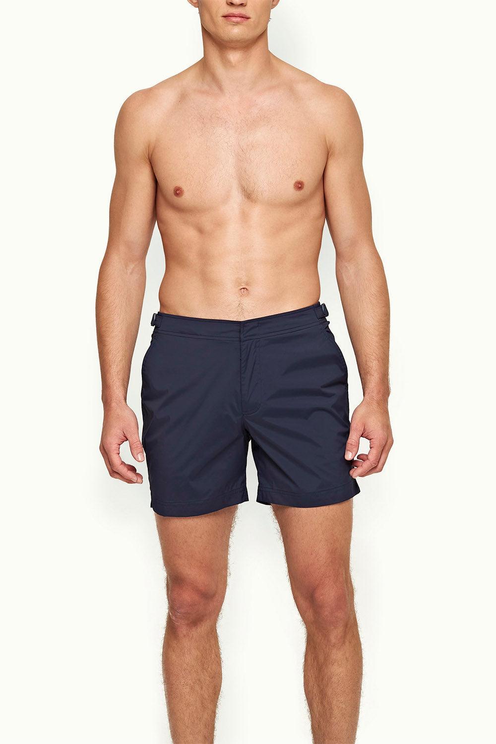 Bulldog Sport Swim Trunks-NAVY-30-MENSSWIMSHORT-ORLEBAR BROWN
