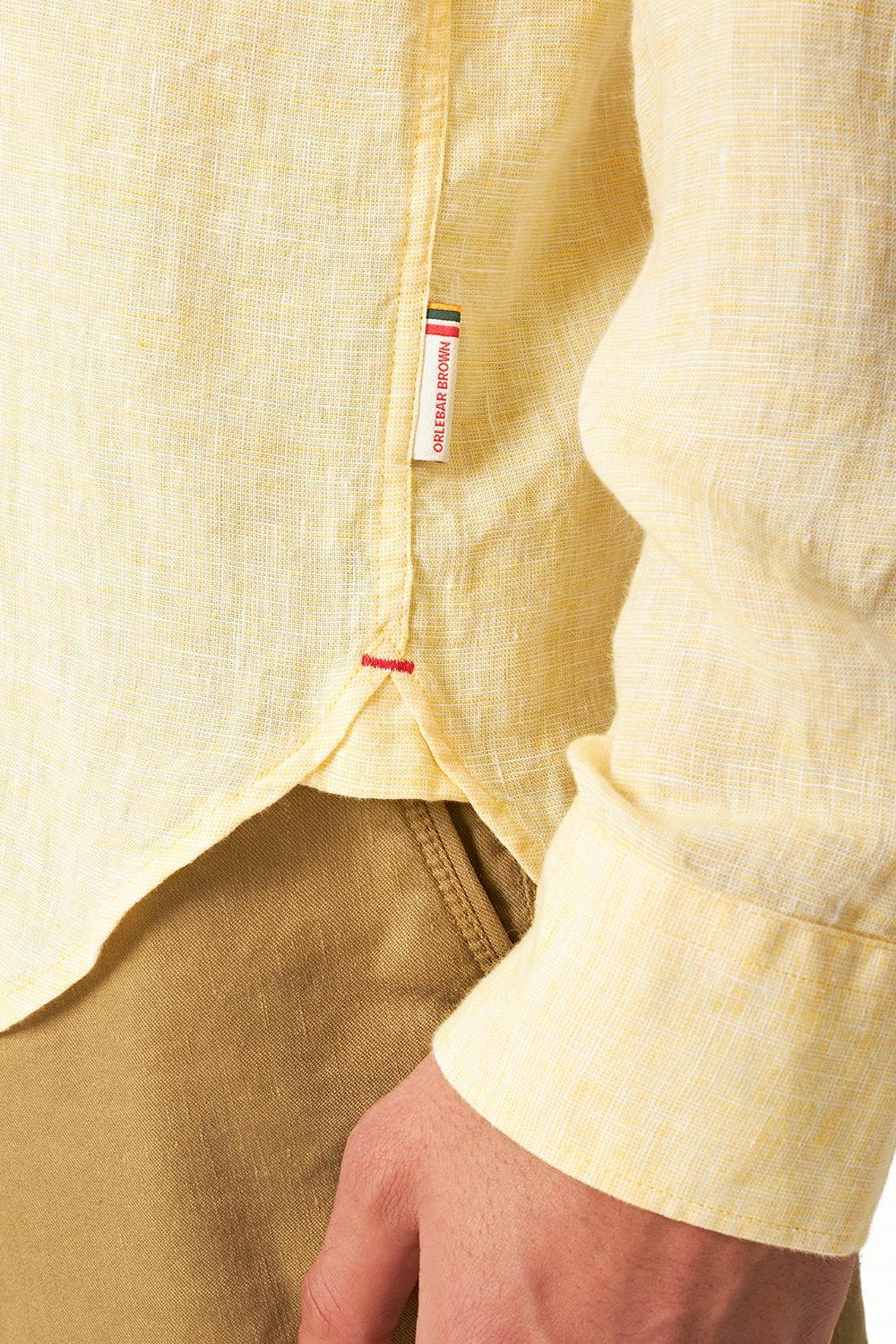  Giles Classic Collar Shirt - Toucan White-TOUCANWH-XS-MENSCLOTHINGSHIRT-ORLEBAR BROWN 