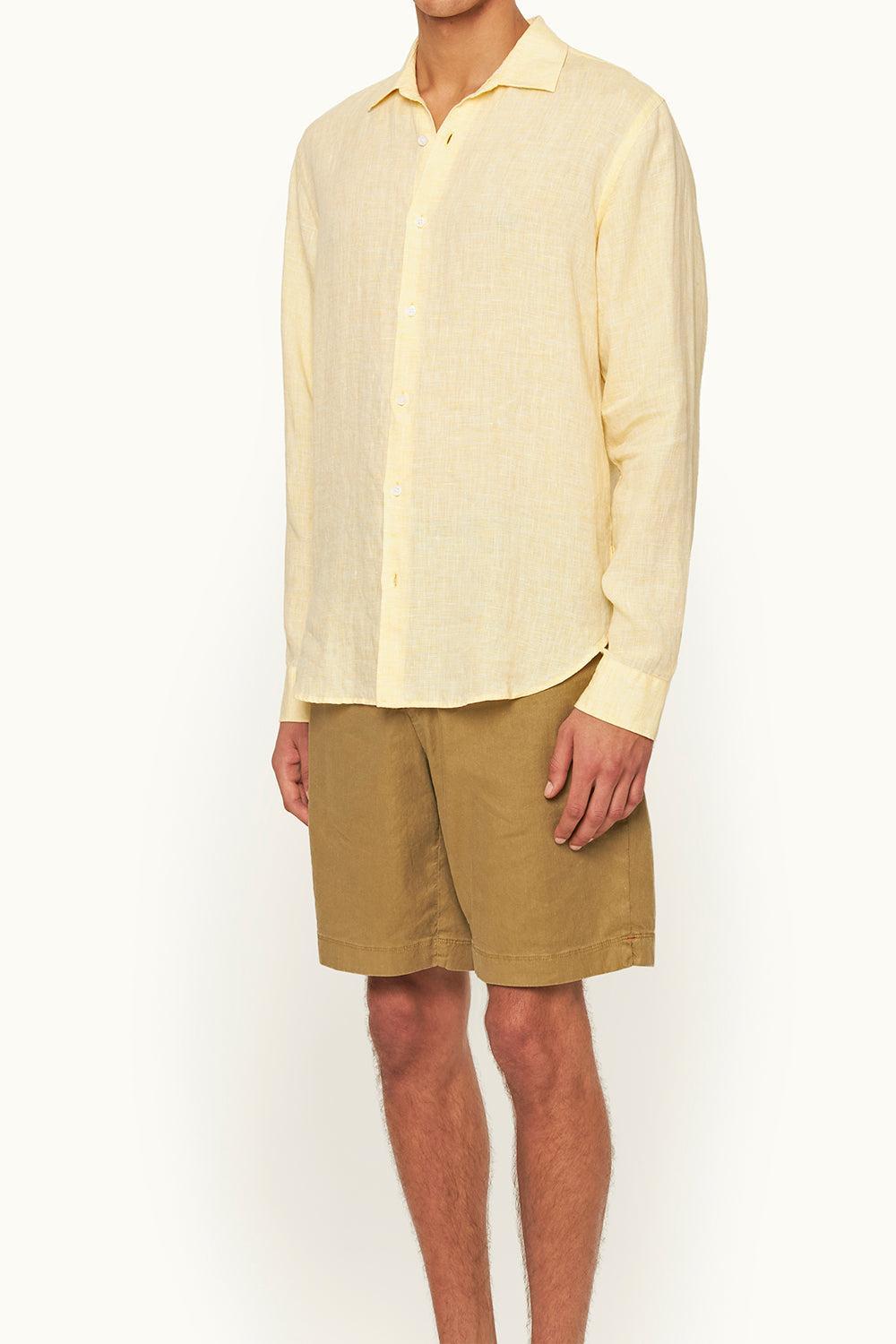 Giles Classic Collar Shirt - Toucan White-TOUCANWH-XS-MENSCLOTHINGSHIRT-ORLEBAR BROWN