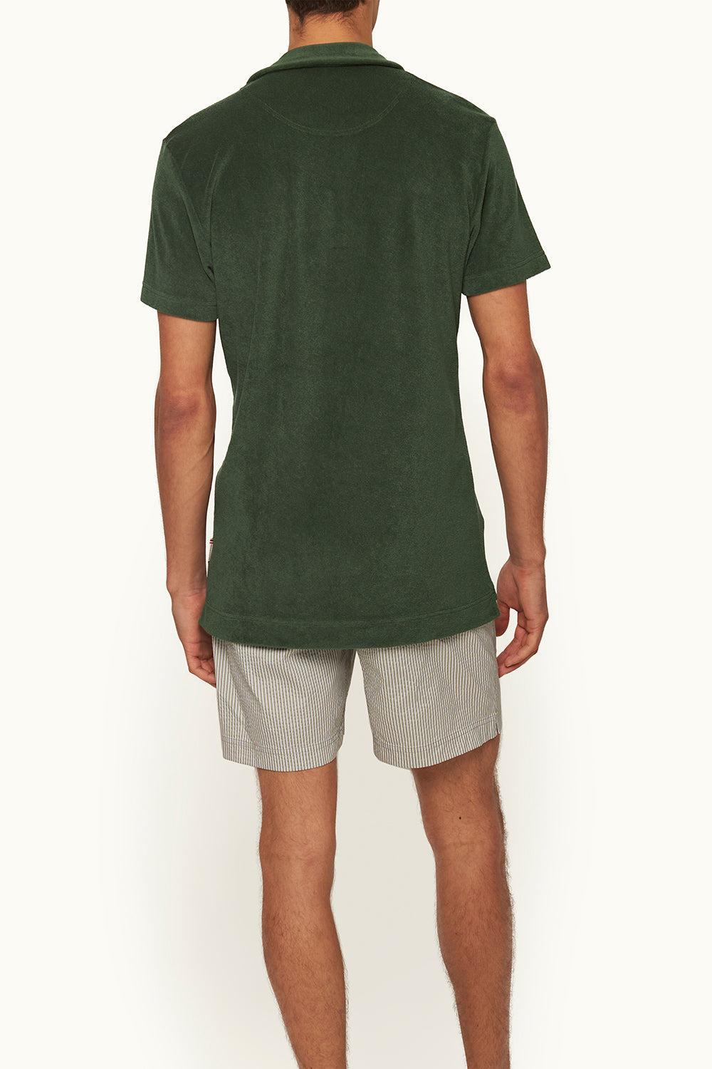 Terry Towelling Polo - Amazon Green-AMAZON GREEN-S-MENSCLOTHINGSHIRT-ORLEBAR BROWN
