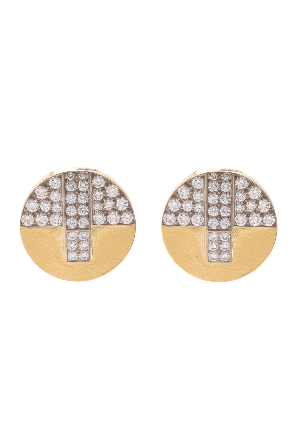 Diamond Hammered Avenue Earrings