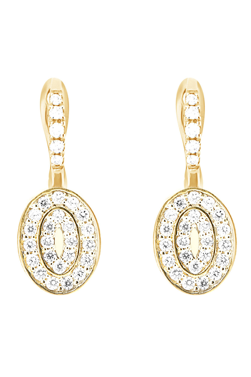 Diamond Pave Full Sway Earrings