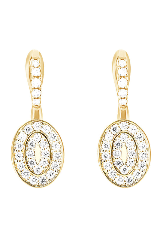 Diamond Pave Full Sway Earrings