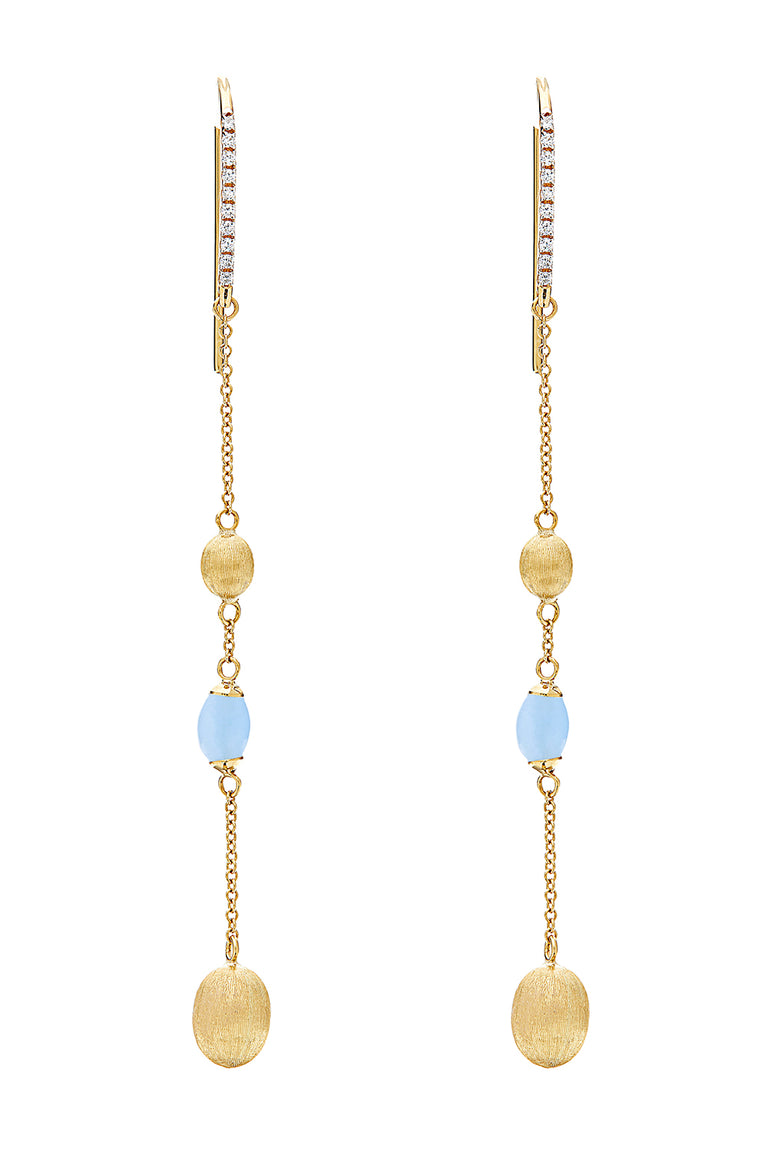 Aquamarine Azure Earrings