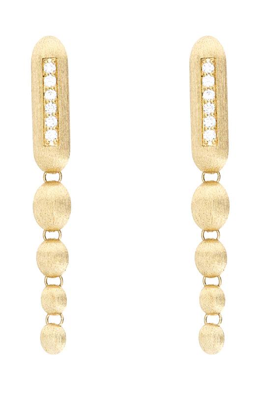 Diamond Line Elite Four Drop Earrings