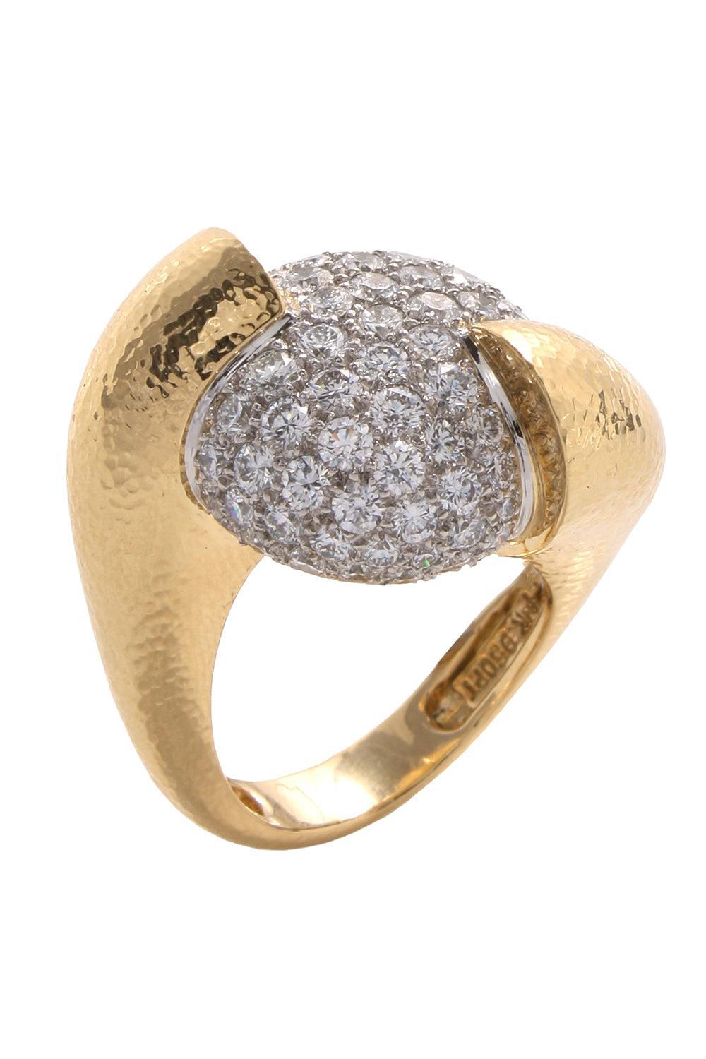 Diamond Bomboloni Ring-YELLOW GOLD-6.5-JEWELRYFINE JEWELRING-DAVID WEBB